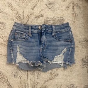 American Eagle Shortie Denim Shorts